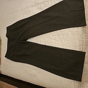 Black with blue check dress pant